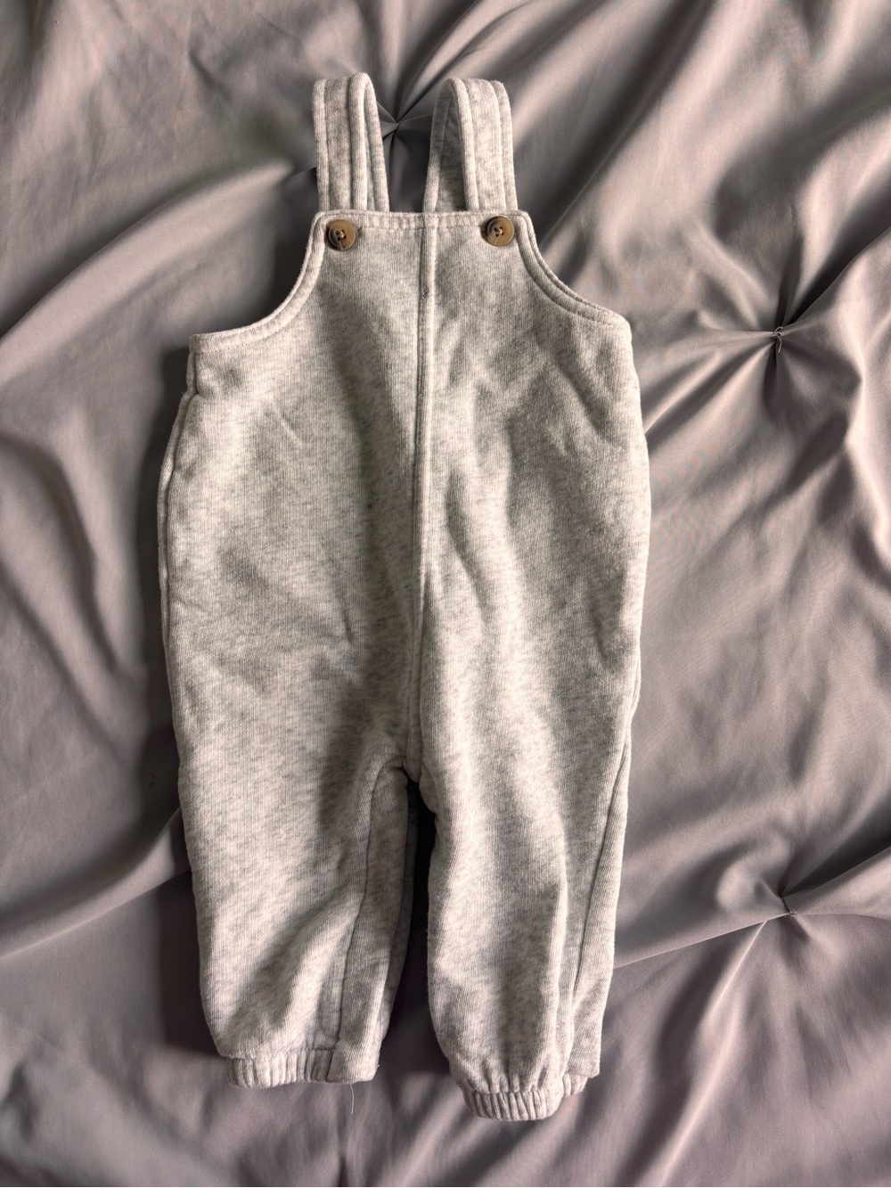 Old Navy Kids Gray Sweat Overalls 3-6 Months Baby